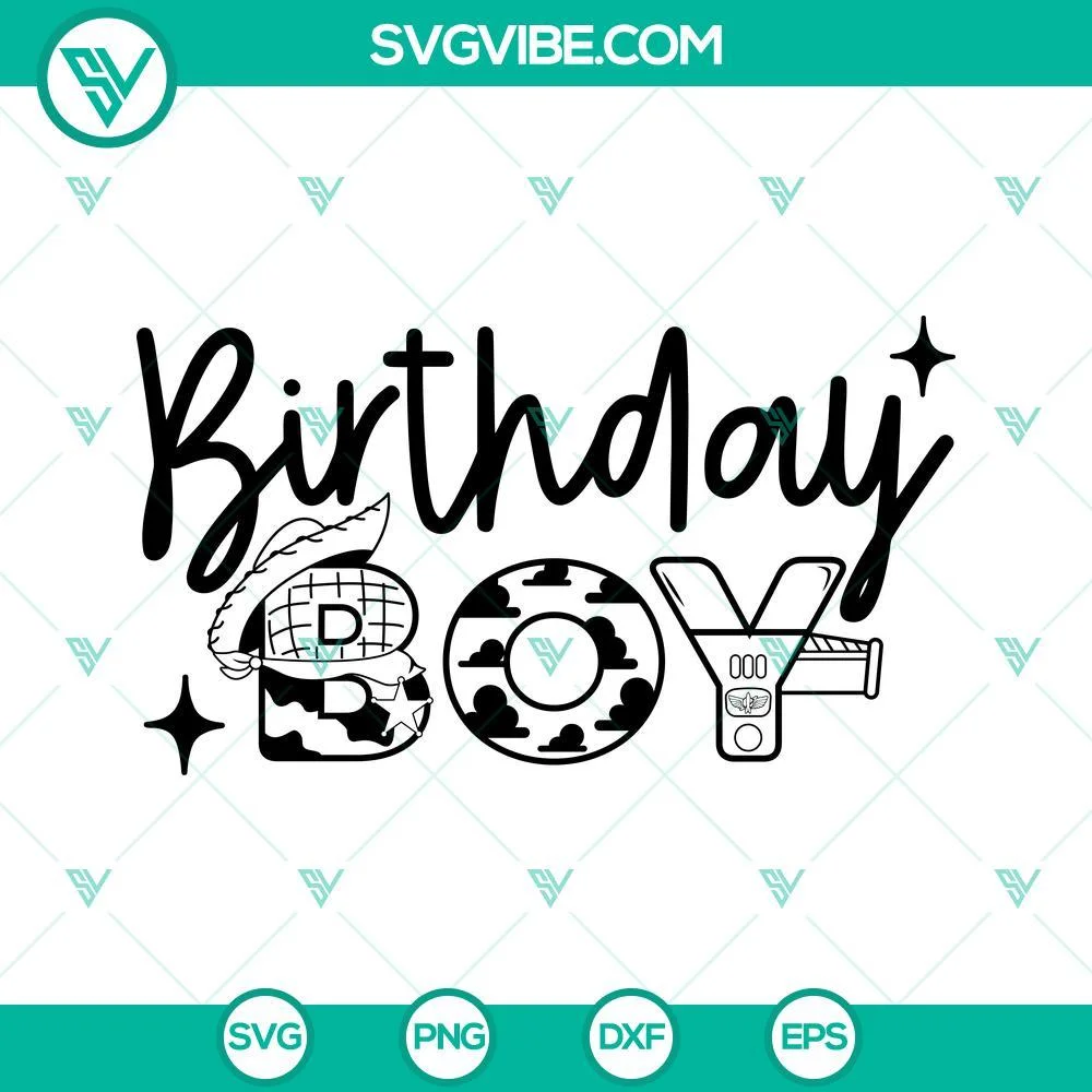 Birthday, Disney, SVG Files, Birthday Boy SVG Download Bundle, Toy Story 2