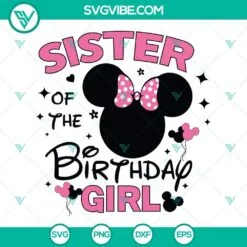 birthday girl disney mouse svg bundle it s my birthday svg birthday family svg png dxf eps cricut 4 mockup