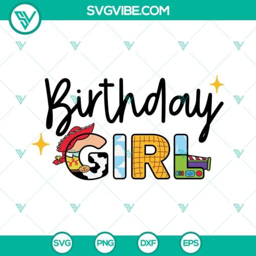 birthday girl svg toy story birthday svg jessie birthday svg buzz lightyear birthday svg girl birthday svg 7 mockup