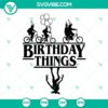 Stranger Things themed birthday SVG images for download in PNG, DXF, and EPS formats. Perfect for unique birthday decorations and crafts.