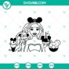 Black Ariel Disney Snacks SVG Download featuring an African American Mermaid design for crafts, Sublimation, or Die Cut Machines.