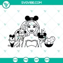 African American, Disney, Movies, SVG Files, Black Little Mermaid And Flounder 4