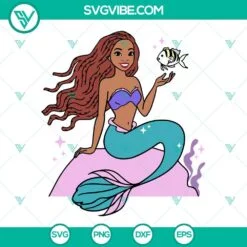 African American, Disney, Movies, SVG Files, Black Ariel SVG Files, The Little 2