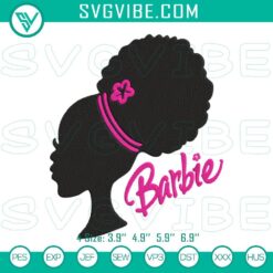 Embroidery Designs, Movies Embroidery Designs, Black Barbie Embroidery Designs, 7