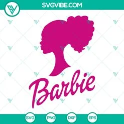 Movies, SVG Files, Black Barbie SVG File, Black Doll Curly Afro SVG Files, 2