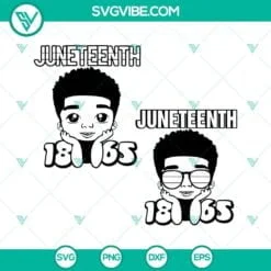 Juneteenth, SVG Files, Juneteenth Little Black Boy Svg, Juneteenth Free-ish 4