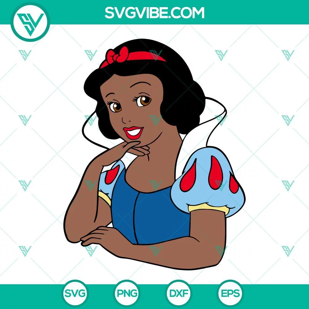 Disney, SVG Files, Black Disney Princess SVG Image Bundle, Ariel Aurora And 2