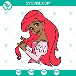 black disney princess svg bundle ariel aurora and belle svg african american princess svg black girl magic svg png dxf eps 6 mockup