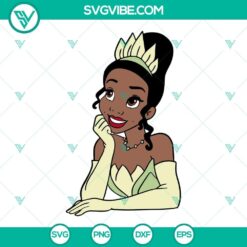 Black Disney Princess SVG Image Bundle, Ariel Aurora And Belle SVG Image, 8