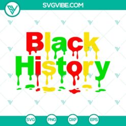 Juneteenth, SVG Files, Black History Dripping SVG Files, African American SVG 6