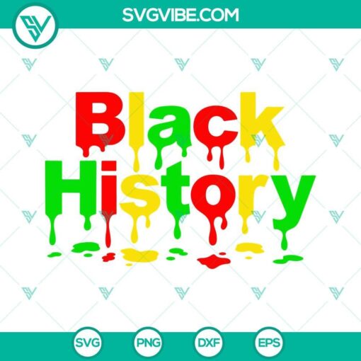 black history dripping svg african american svg black proud svg juneteenth svg png dxf eps cut files 6 mockup