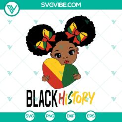 Black History Month, SVG Files, Black History Month Period SVG Files, Black 3