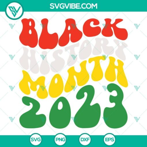 black history month 2023 svg african american svg png dxf eps files 6 mockup