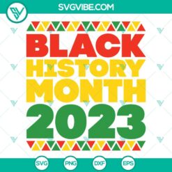 African American, Black History Month, SVG Files, Black History Month 2023 SVG 7