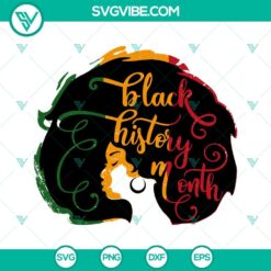 African American, Black History Month, SVG Files, Black History Month 2023 SVG 3