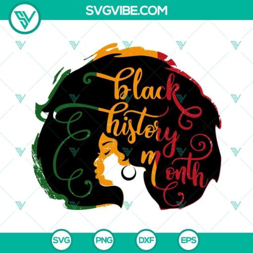 black history month afro girl svg black lives matter svg black woman svg png dxf eps files 7 mockup