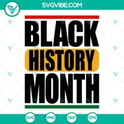 Black History Month, SVG Files, Black History Month SVG Download, African 4