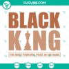 Black King chess piece SVG file, essential in the game. Ideal for chess lovers and game enthusiasts.