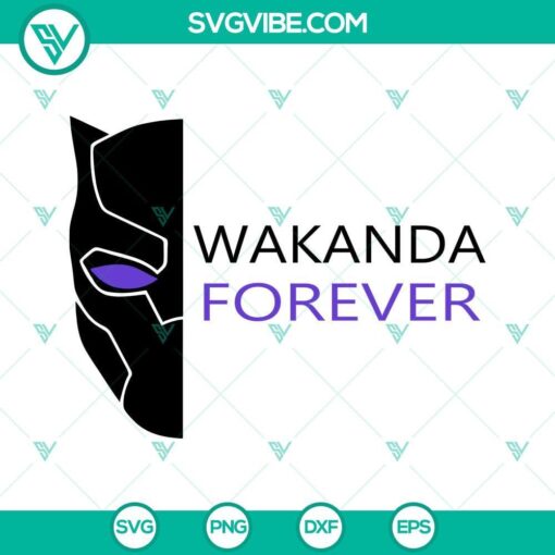 black panther 2 wakanda forever svg png dxf eps cut files 7 mockup