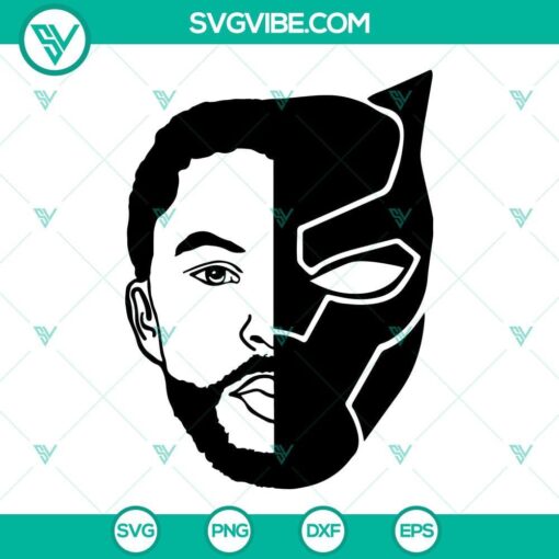 black panther chadwick boseman svg black panther svg t challa svg cut file 2 mockup