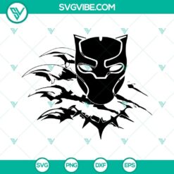 Black Panther claws SVG files for Cricut, digital download with intricate design for crafting projects.