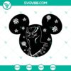 Black Panther superhero mouse head SVG files, ideal for crafting projects and superhero-themed designs.