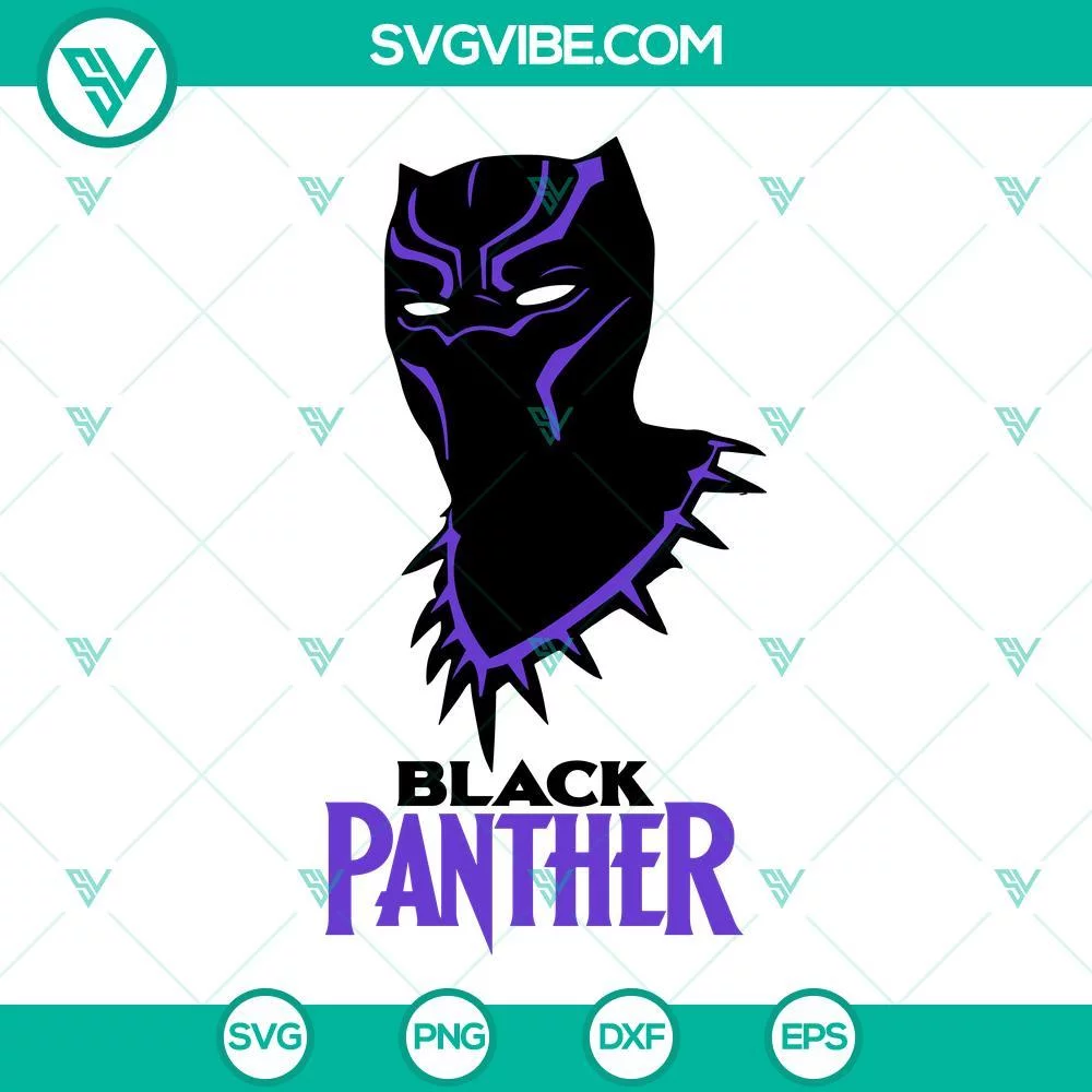 Movies, SVG Files, Black Panther SVG Files, Black Panther 2022 SVG Images, 1