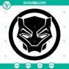 Black Panther shirt SVG file with Avengers design for cutting machines and crafts.