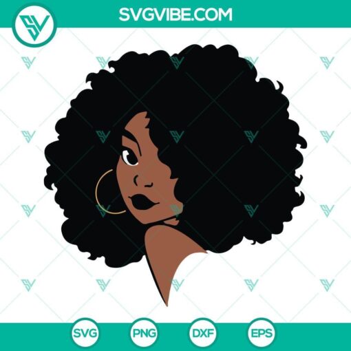 black woman svg afro woman svg black girl svg 10 mockup