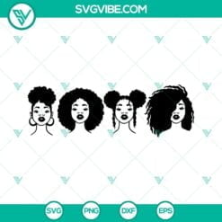 Juneteenth, SVG Files, Black Woman SVG File, Juneteenth SVG Files, Afro Woman 4