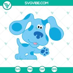 Blue&rsquo;s Clues SVG File DXF EPS PNG Cricut Silhouette Vector Clipart