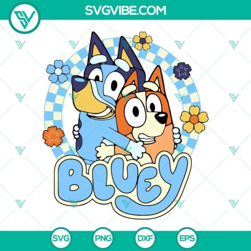 bluey and bingo svg flower bluey and sister svg png dxf eps digital download 9 mockup 1