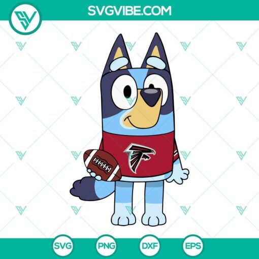 bluey atlanta falcons svg png dxf eps cricut 4 mockup