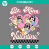 Cartoons, Valentine's Day, SVG Files, Bluey XOXO Valentine SVG Files, Bluey And 14