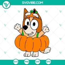 Disney, Halloween, SVG Files, Bluey Bingo Halloween Est 2018 SVG Image, Bingo 4