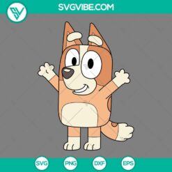 Cartoons, SVG Files, Bluey Bingo SVG Image PNG Files bluey characters  20