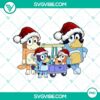 Christmas, PNG Files, Bluey Family Christmas Abbey Road PNG File, Bluey The 13