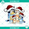 Christmas, PNG Files, Chilli Heeler Santa Hat Christmas PNG Download, Bluey 14