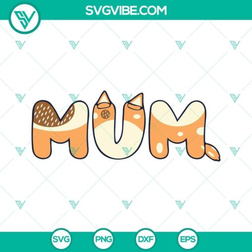 bluey family svg bundle dad mum bro sis bluey dog svg png dxf eps cut files 4 mockup