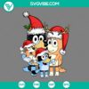 Christmas, Disney, SVG Files, Chilli Heeler Bluey And Bingo Merry Christmas SVG 14