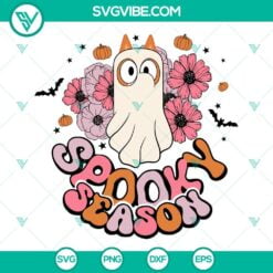 Disney, Halloween, SVG Files, Bluey And Bingo Pumpkin SVG Download Bundle, 4