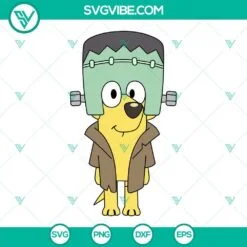 Disney, Halloween, SVG Files, Bluey Frankenstein SVG Files, Bluey Halloween SVG 3