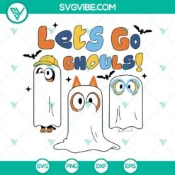 Halloween, SVG Files, Bluey Halloween SVG File, Bluey Characters SVG Files, 8