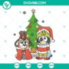 Bluey Grinch Christmas SVG Files featuring Bluey Christmas Costume designs, perfect for holiday crafting projects.