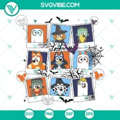 Disney, Halloween, SVG Files, Bluey Halloween SVG Images, Bluey And Co 24