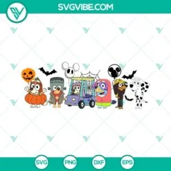 bluey halloween svg bluey characters svg bluey svg halloween svg 7 mockup 1