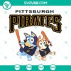 Bluey Pittsburgh Pirates baseball logo SVG design with PNG, DXF, and EPS file formats for download.