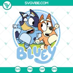 Bluey SVG Download, Bluey And Bingo Dancing SVG Files, Dance Mode SVG Images, Funny