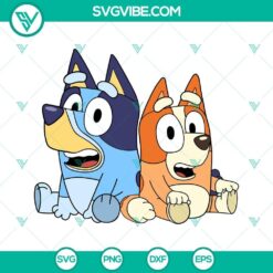 bluey svg bundle bluey and bingo heeler svg bluey family svg png dxf eps cricut files 5 mockup