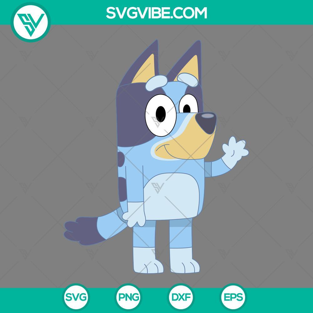 Bluey SVG PNG Vector Clipart Bluey SVG files and PNG vector clipart design for digital use.